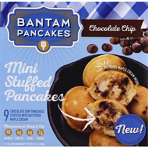 Bantam Pancakes Stuffed Mini, Chocolate Chip