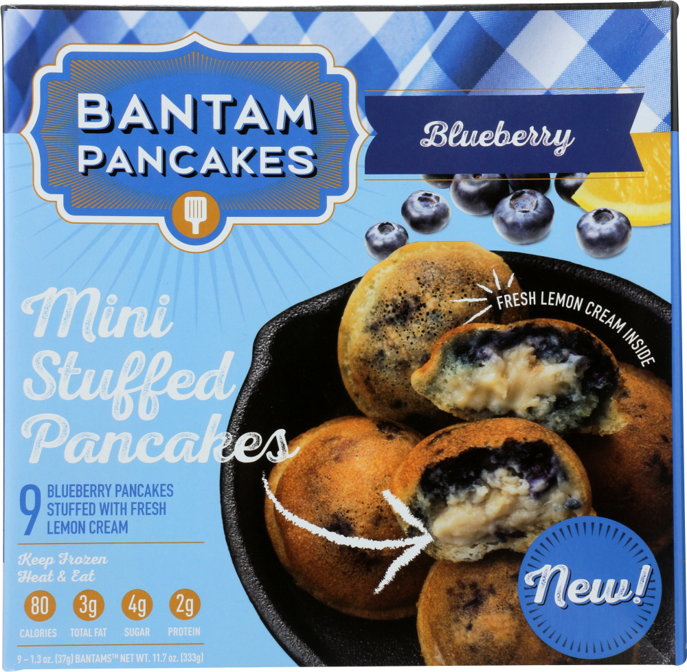 Bantam Pancakes Blueberry Mini Stuffed 11.7 Oz