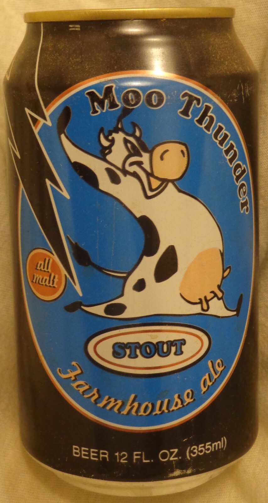 Moo Thunder Stout Micro Butternuts Beer & Ale Garrattsville NY BO