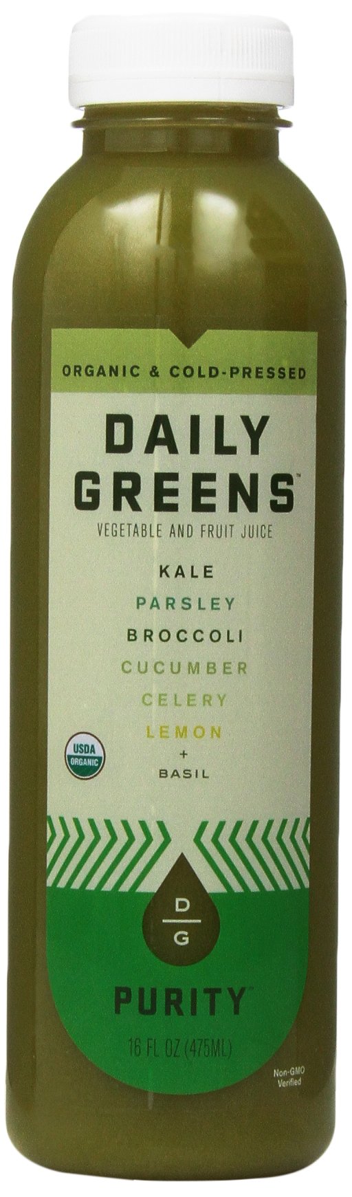 Daily Greens Purity Vegetable And Fruit Juice, 16 Oz