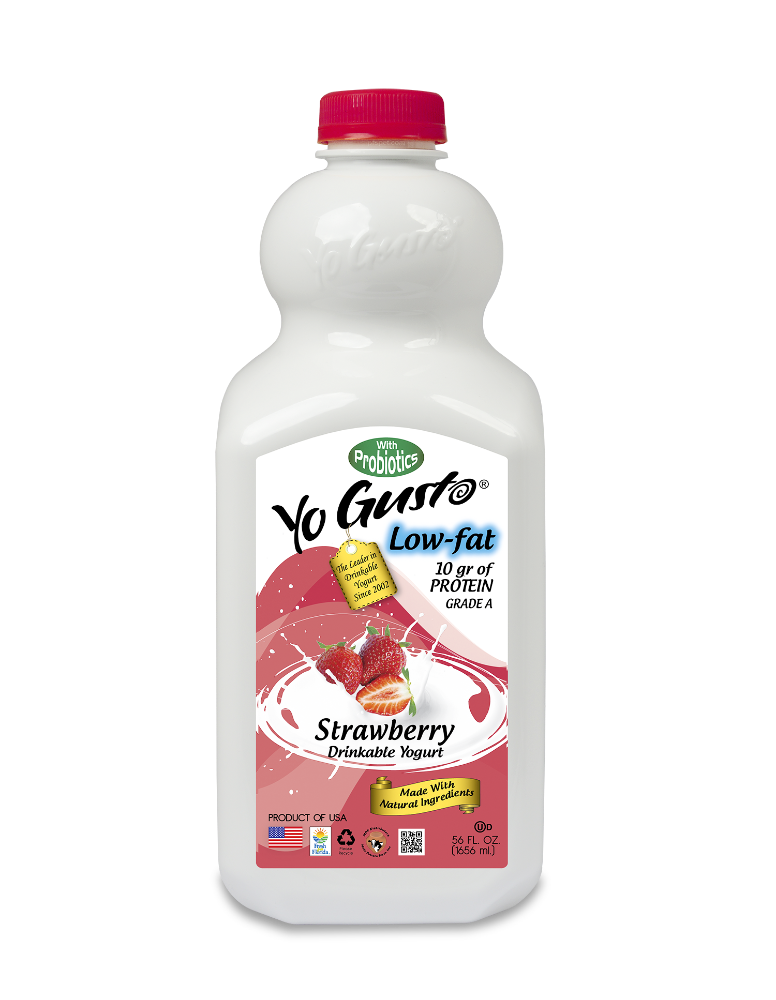 YoGusto Low Fat Strawberry Drinkable Yogurt