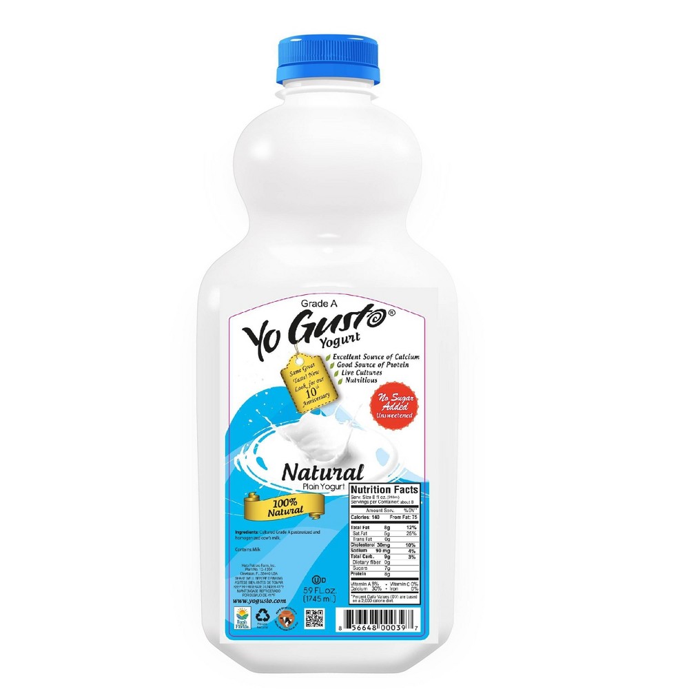 YoGusto Natural Plain Yogurt