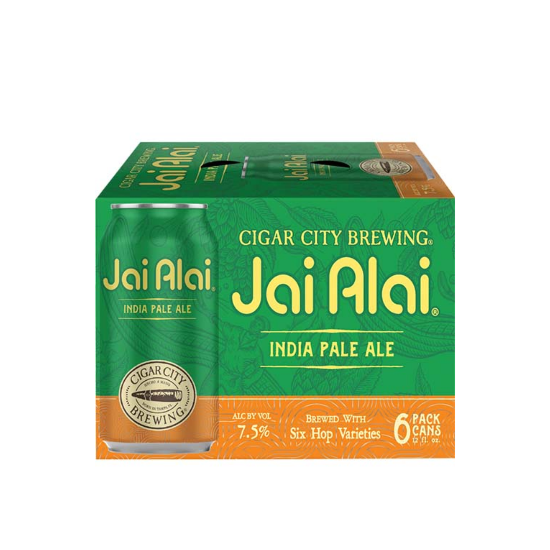 Jai Alai Cigar City Brewing Beer, India Pale Ale, 12 Pack