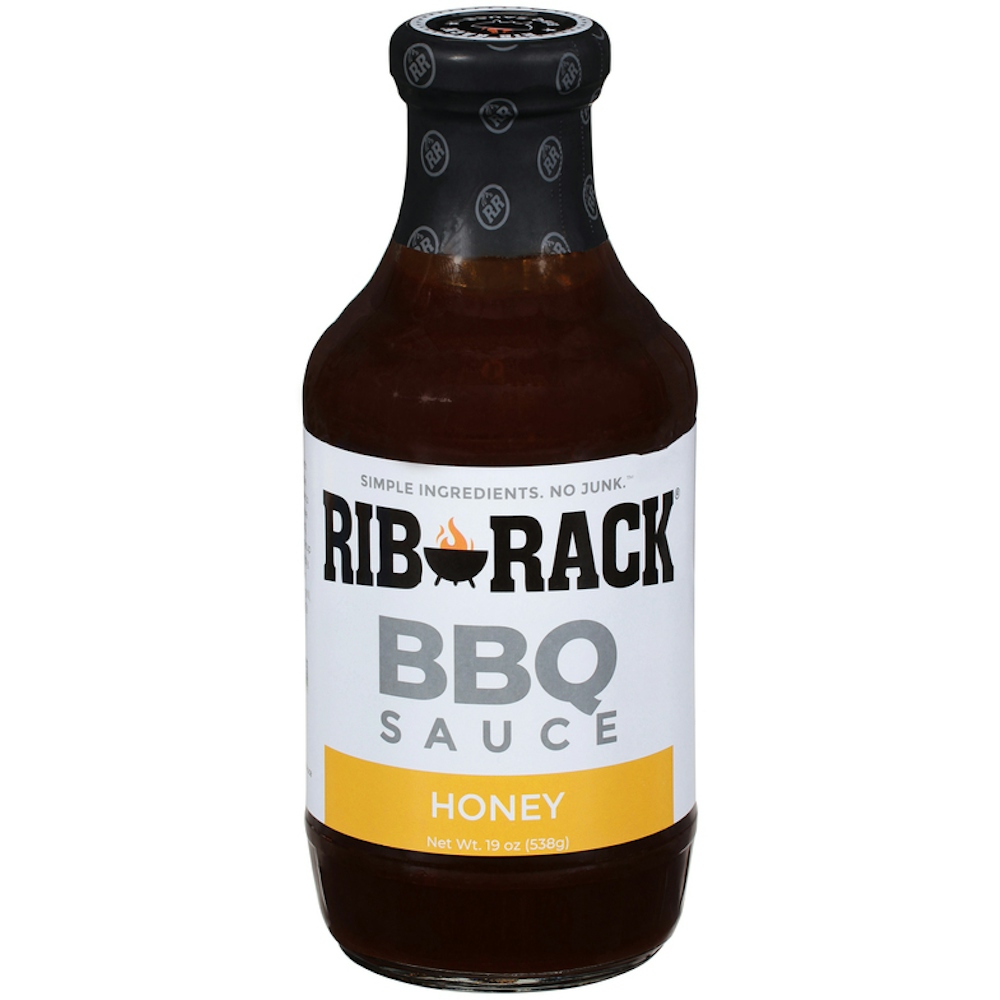 Rib Rack Sauce BBQ Sweet Honey, 19 Oz