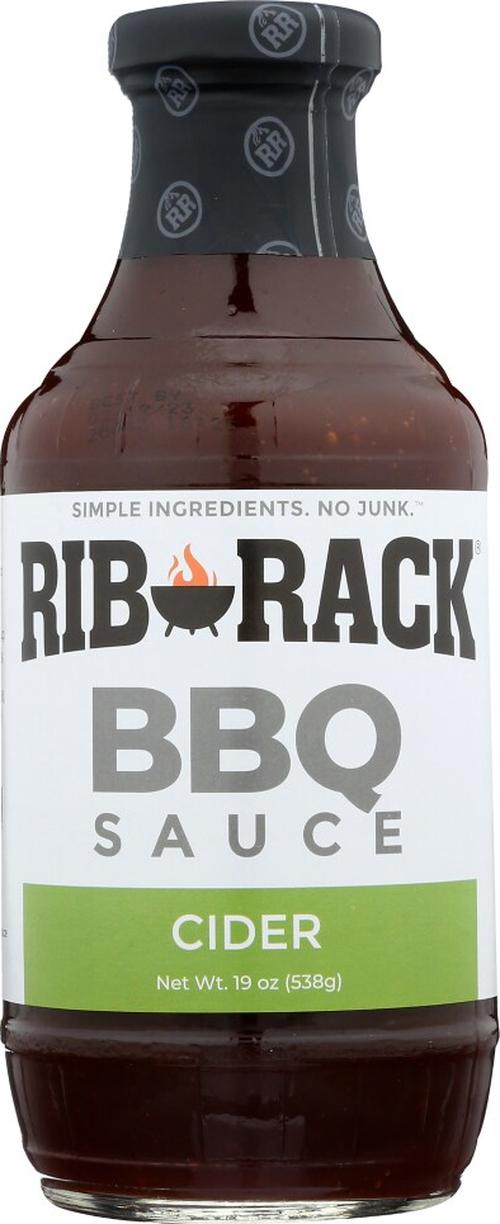 Rib Rack Campfire Cider BBQ Sauce
