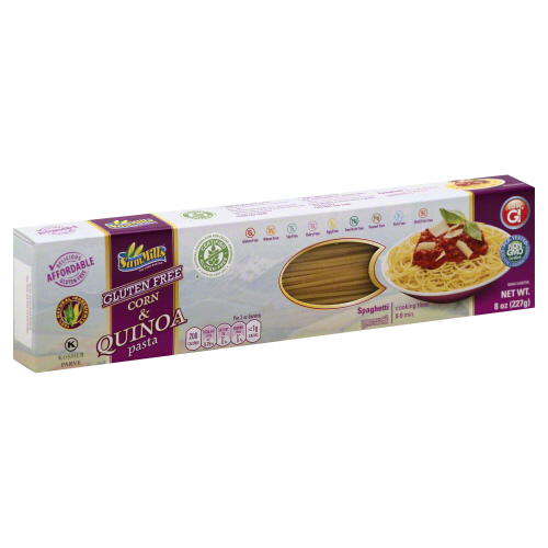 Sam Mills Pasta Corn Quinoa Spaghetti Gluten Free, 8 Oz