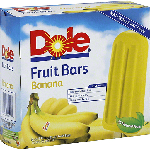 Dole Fruit Bars, Banana