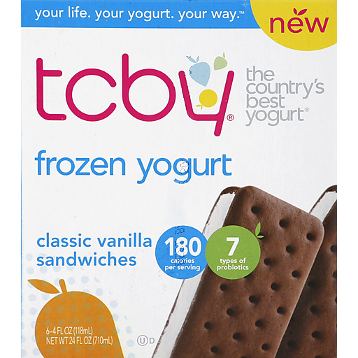 Tcby Frozen Yogurt Sndwch Van