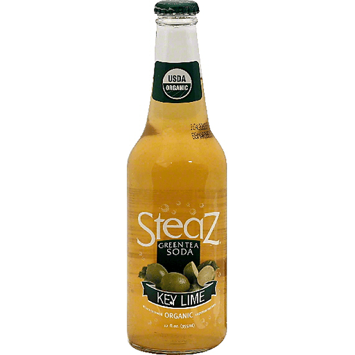 Steaz Green Tea Soda, Key Lime