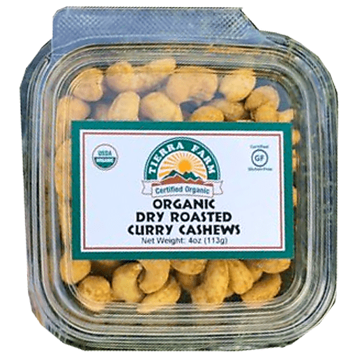 Organic Roasted Curry Cashews