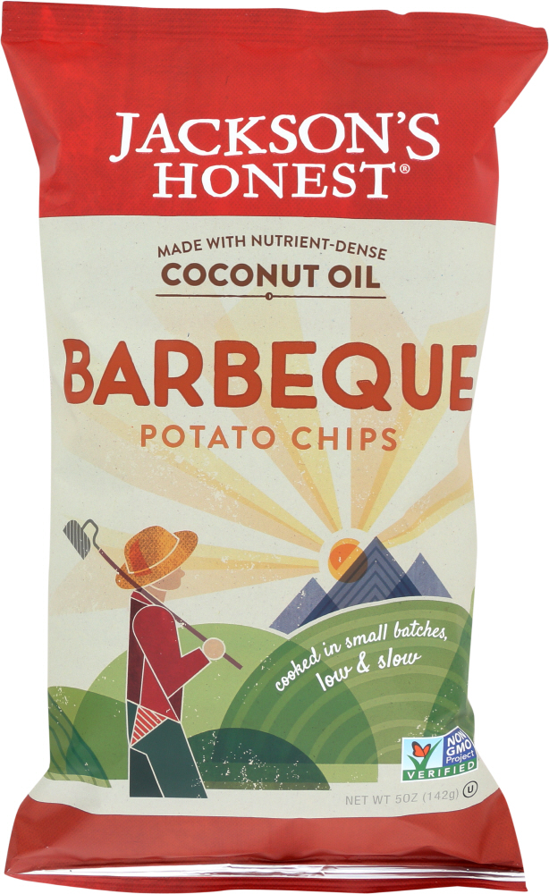 Jackson's Honest Potato Chips, Tangy Barbeque 5 Oz