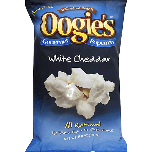Oogies Popcorn, Gourmet, White Cheddar