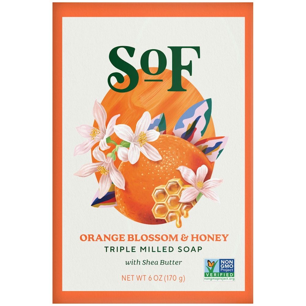 South of France Orange Blossom & Honey Triple Milled Bar Soap
