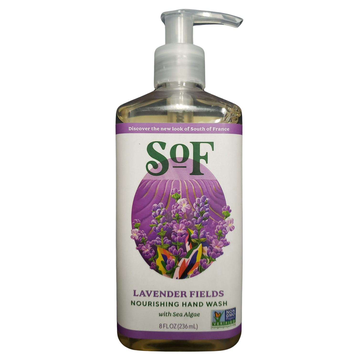 SOF South Of France Lavender Fields Nourishing Hand Wash - 8 Fz