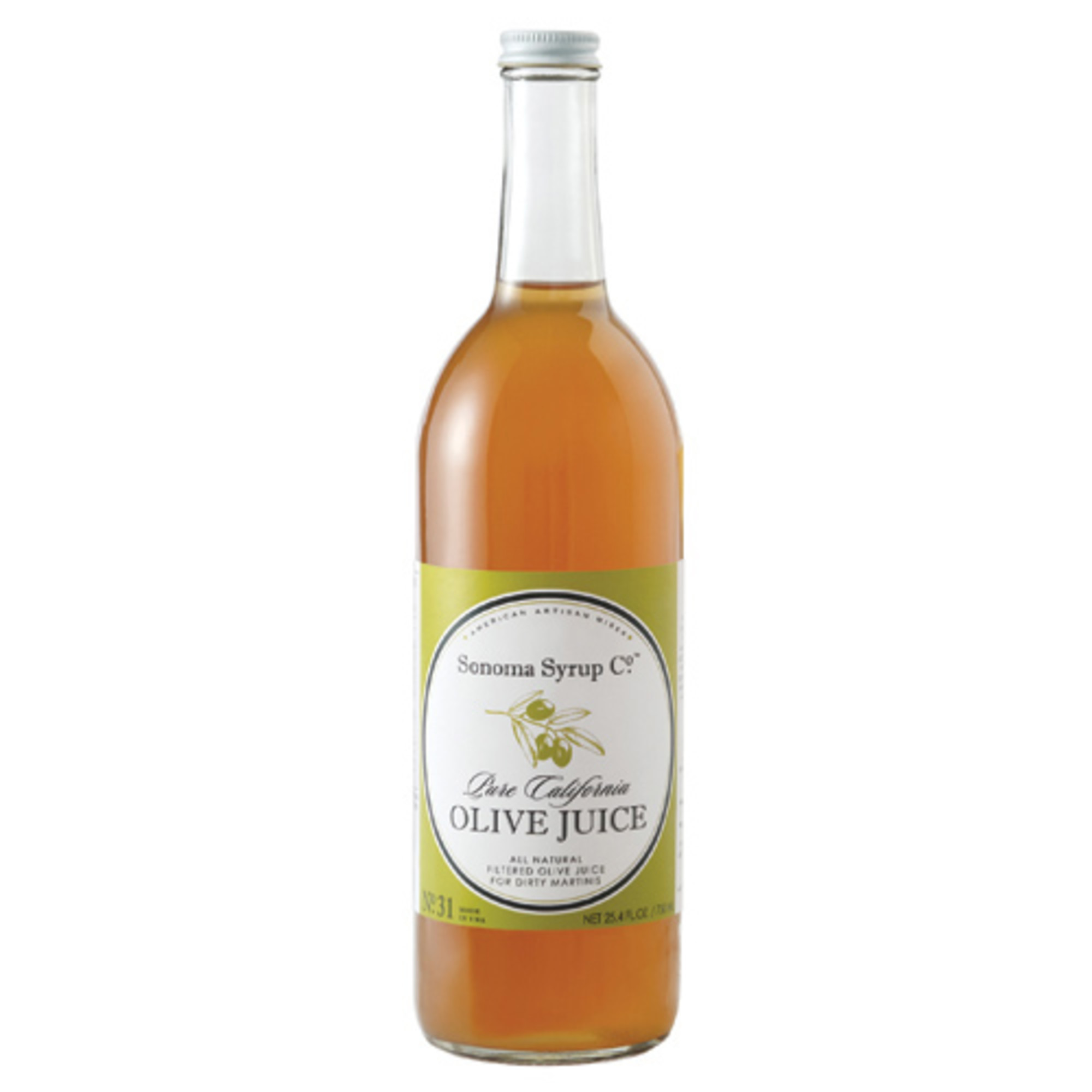 Distributed Consumables No. 31 Pure Sonoma Olive Juice