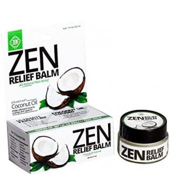 ZEN Relief Balm With Coconut Oil, 0.7 OZ