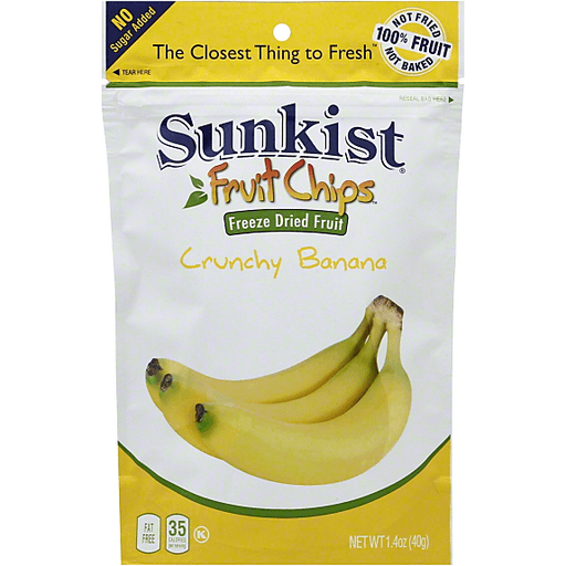 Sunkist Fruit Chips, Crunchy Banana 1.4 Oz