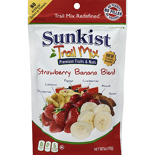 Sunkist Trail Mix, Strawberry Banana Blend