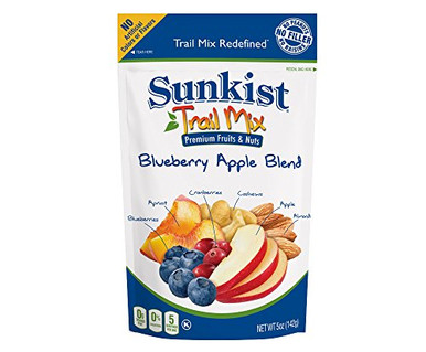 Sunkist Trail Mix, Blueberry Apple Blend 5 Oz