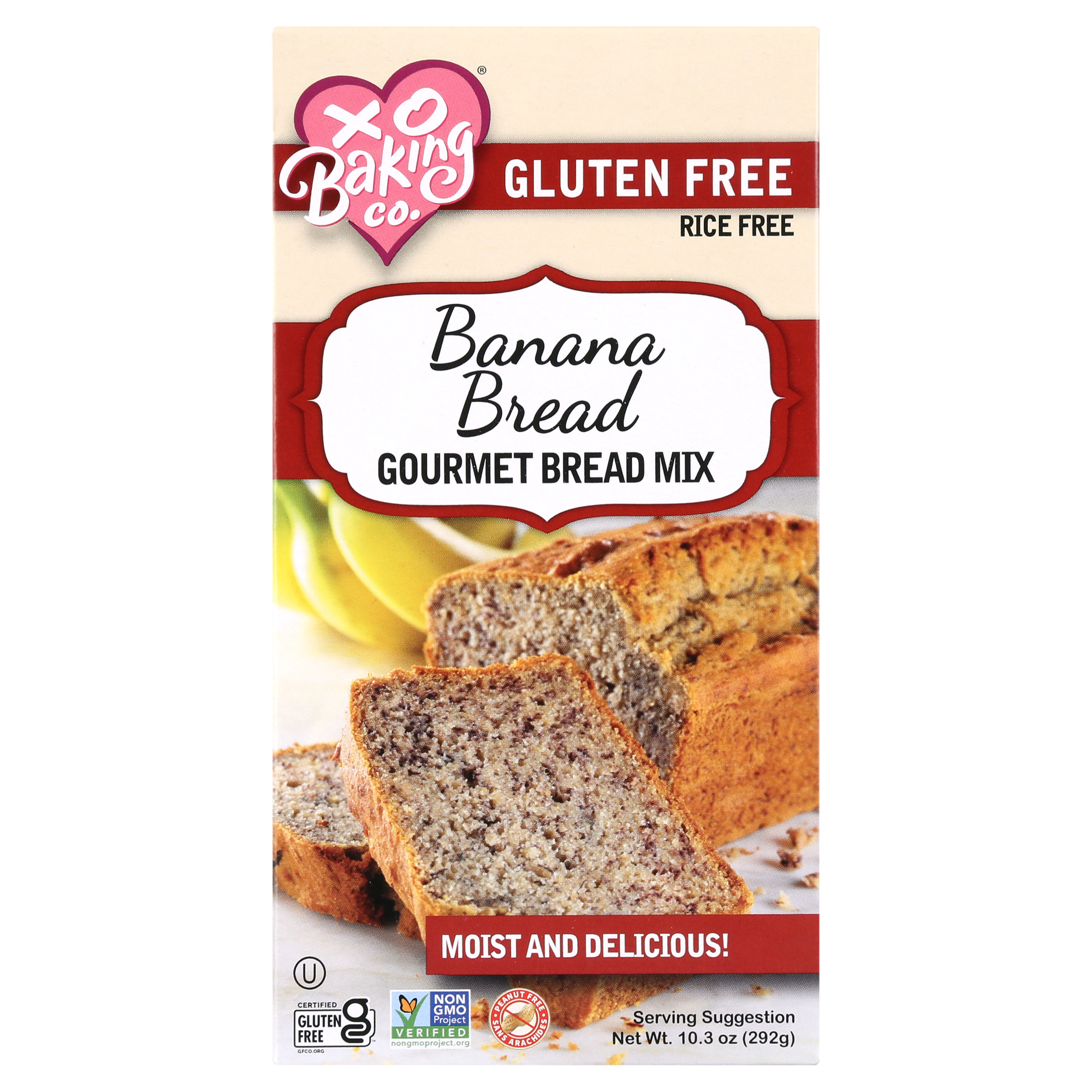 XO Baking Co. Gluten Free Banana Bread Gourmet Mix 292.00 G