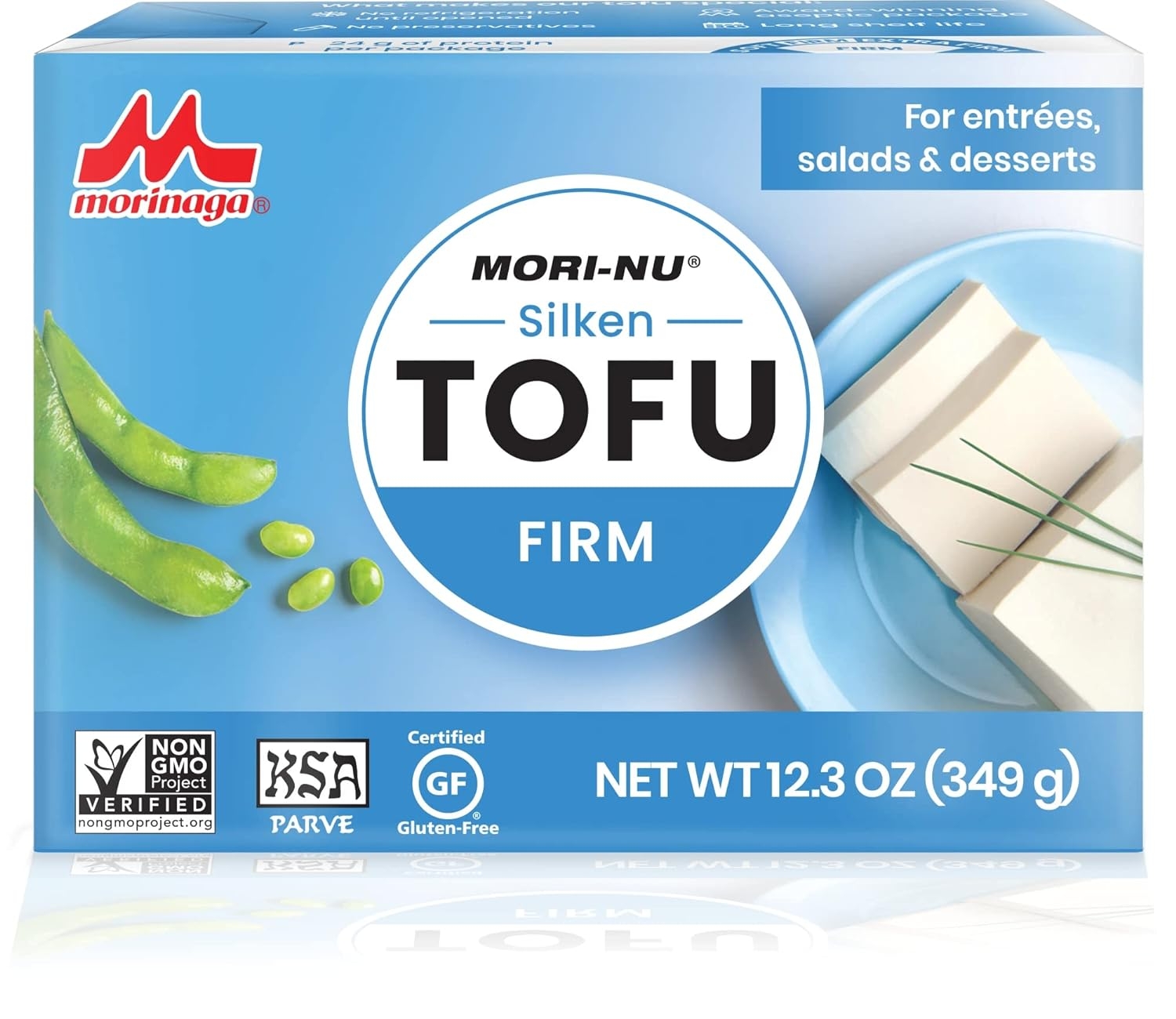 Mori-Nu Silken Tofu Firm 12.3 Ounce Case Of 12