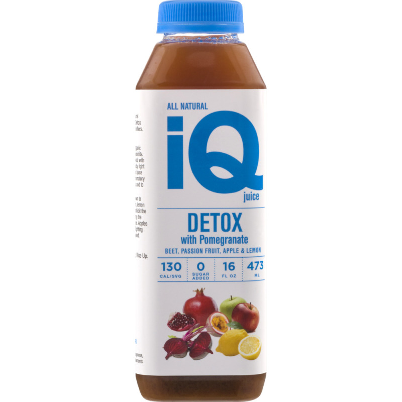 iQ Detox With Pomegranate, Beet, Passion Fruit, Apple & Lemon Juice