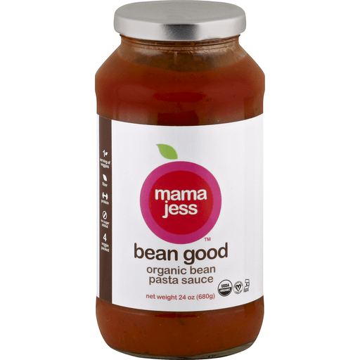 Mama Jess Organic Bean Good Pasta Sauce