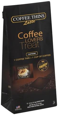 Coffee Thins Cruz, Latte - Tierra Nueva Fine Cocoa Llc
