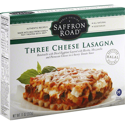 Saffron Road Three Cheese Lasagna