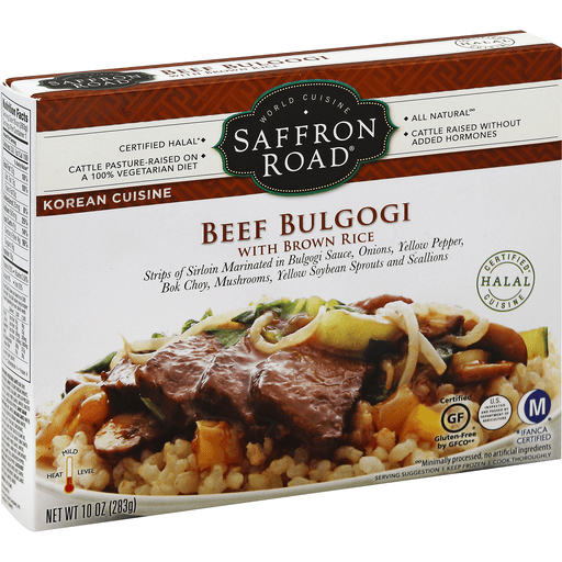 Saffron Road Beef Bulgogi, With Brown Rice, Mild