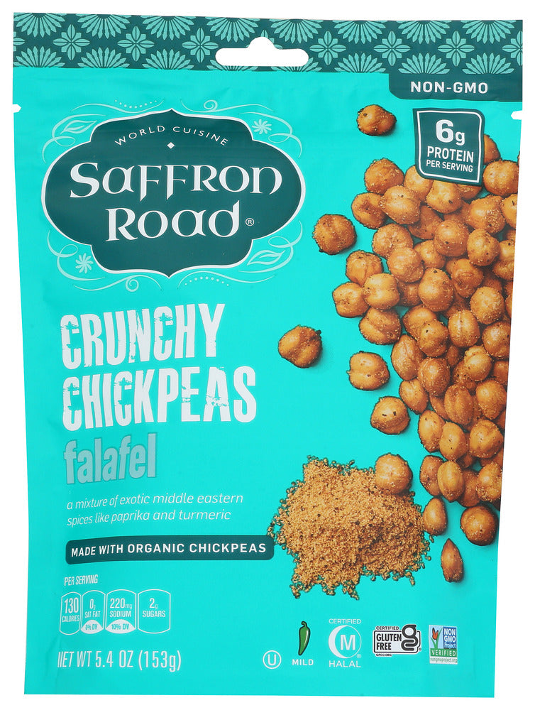 Saffron Road Crunchy Chickpeas, Falafel, Mild 5.4 Oz