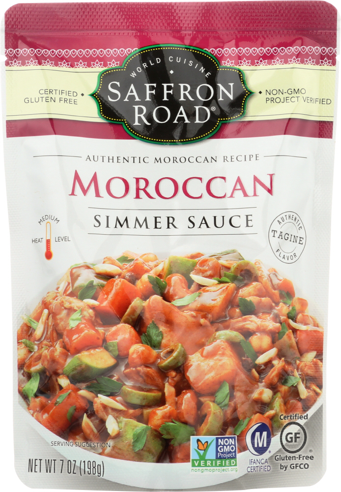 Saffron Road Moroccan Tagine Simmer Sauce, 7 Oz