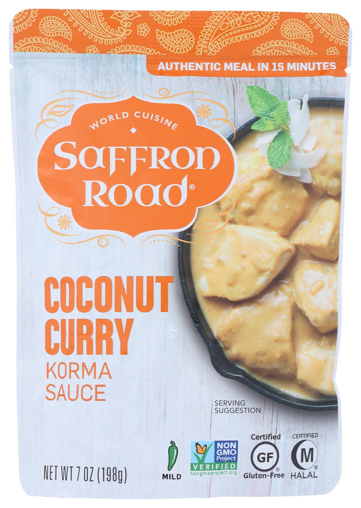 Saffron Road Coconut Curry Korma Gluten-Free Simmer Sauce