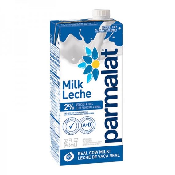 Parmalat 2 % Reduced Fat Milk 32 FL OZ
