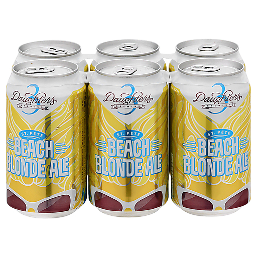 3 Daughters St. Pete Beach Blonde Ale Beer - 6pk /12oz Cans
