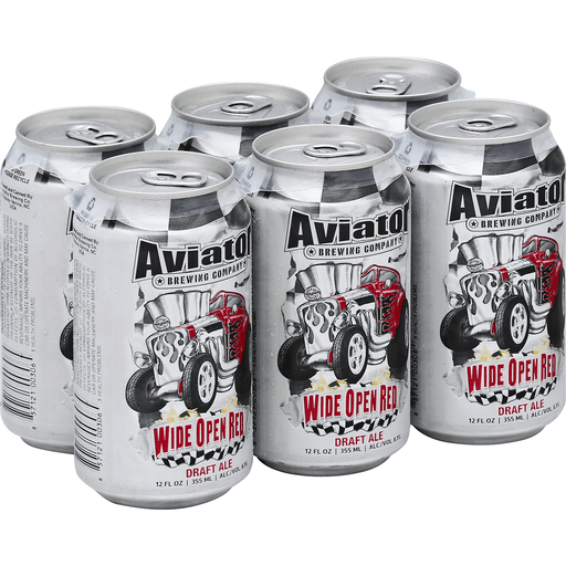 Aviator Beer, Draft Ale, Wide Open Red