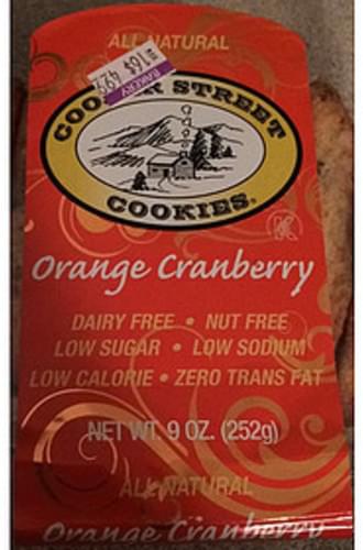 Orange Cranberry Cookies