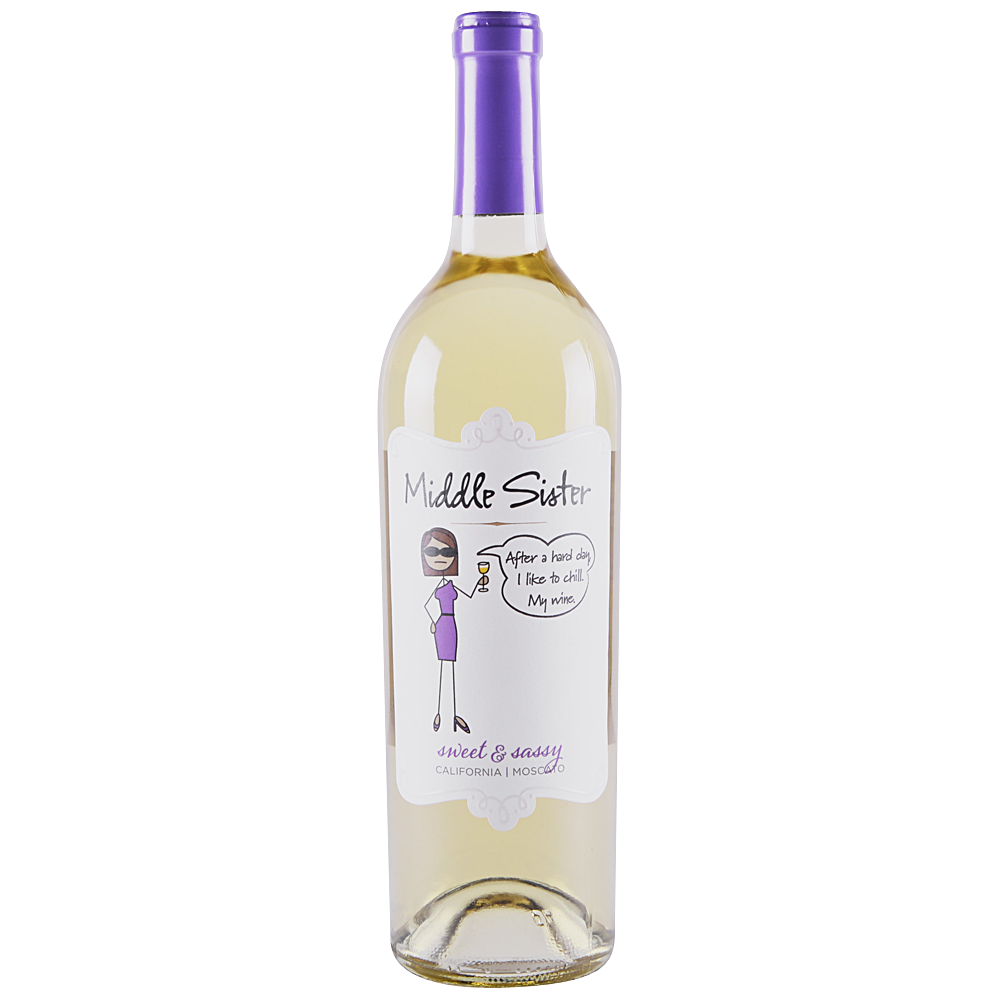 Middle Sister California, Sweet & Sassy Moscato - 750 Ml