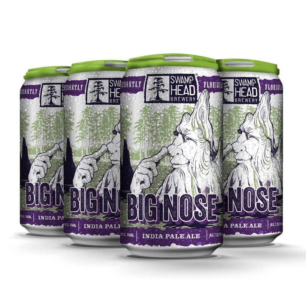 Swamp Head Brewery Big Nose IPA Beer - 6pk/12 Fl Oz Cans