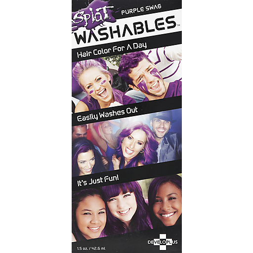 Splat Hair Color, For A Day, Purple Swag 1.5 Oz