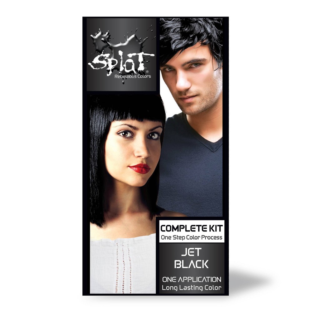 Splat Complete Kit Permanent Hair Color - Jet Black - 4.5 Fl Oz