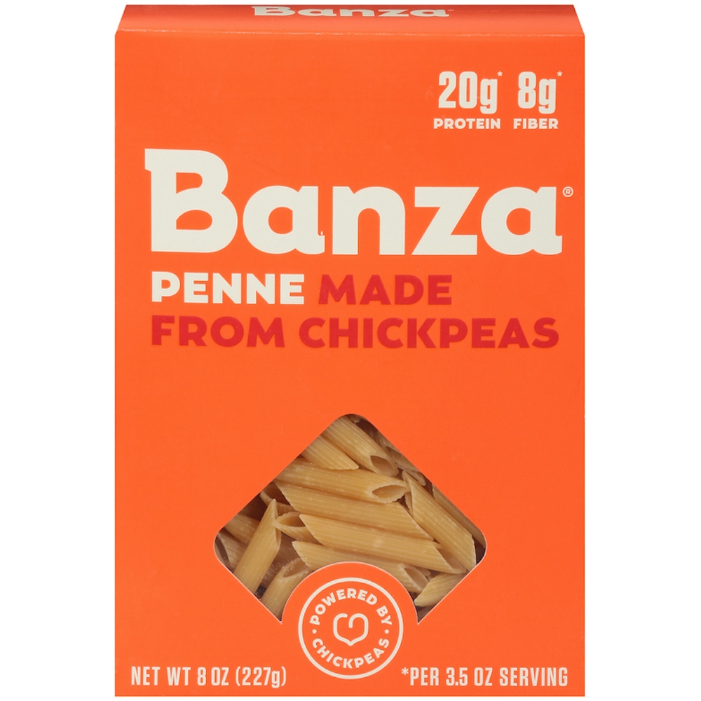 Banza 8 Oz. Penne Pasta Made From Chickpeas