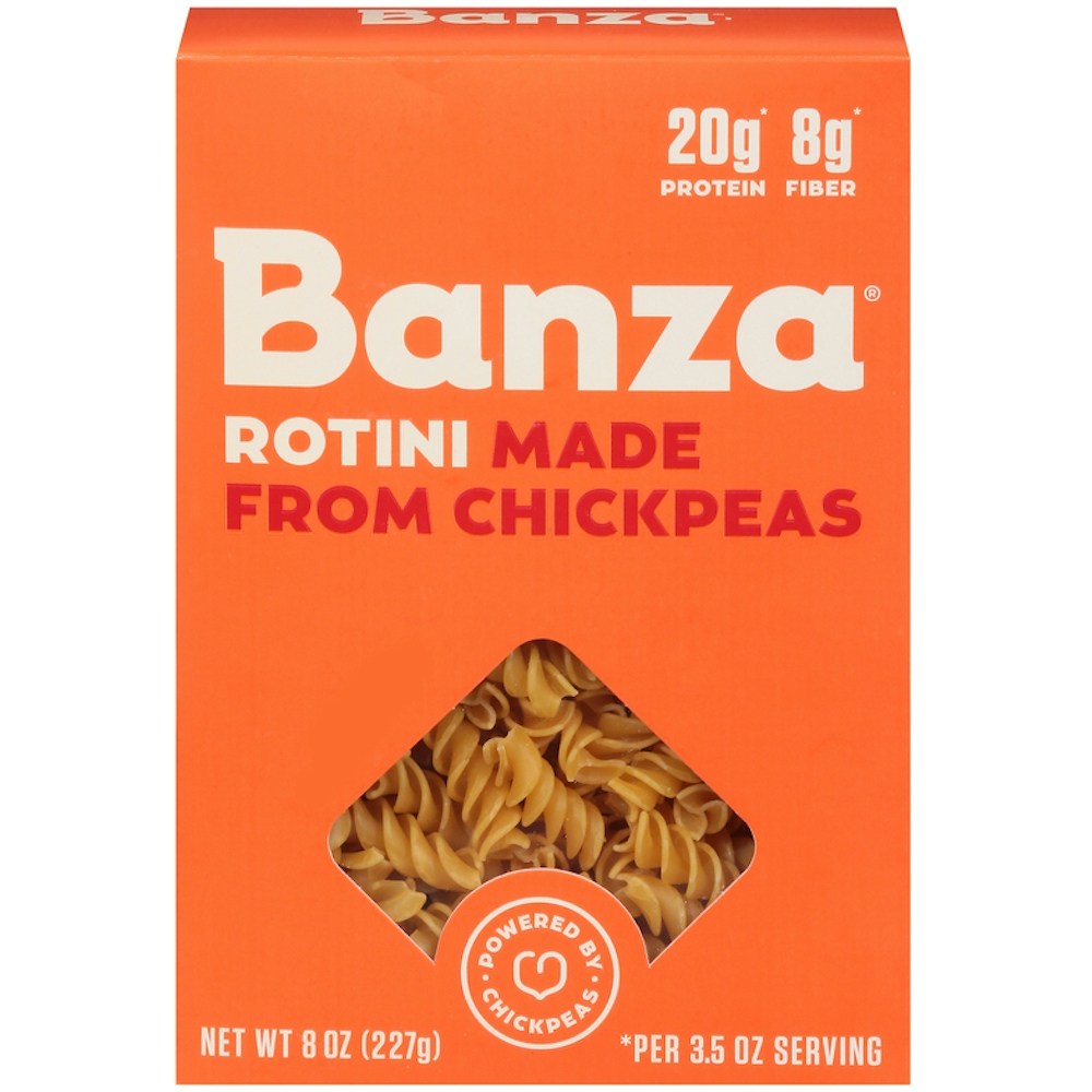 Banza Chickpea Rotini Pasta, 8 Ounce -- 6 Per Case