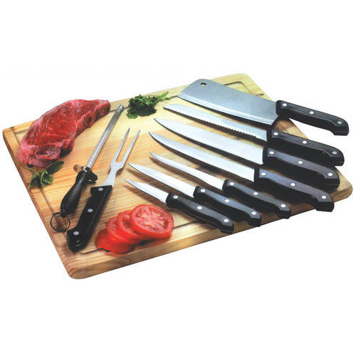 Home Basics 10-Piece Knife Set With Board