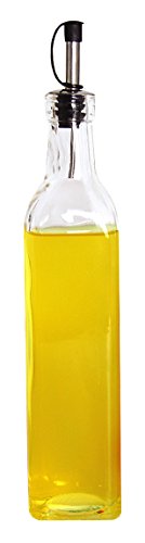 Home Basics Tall Oil & Vinegar Cruet Bottle - 1 Bottle Per Order