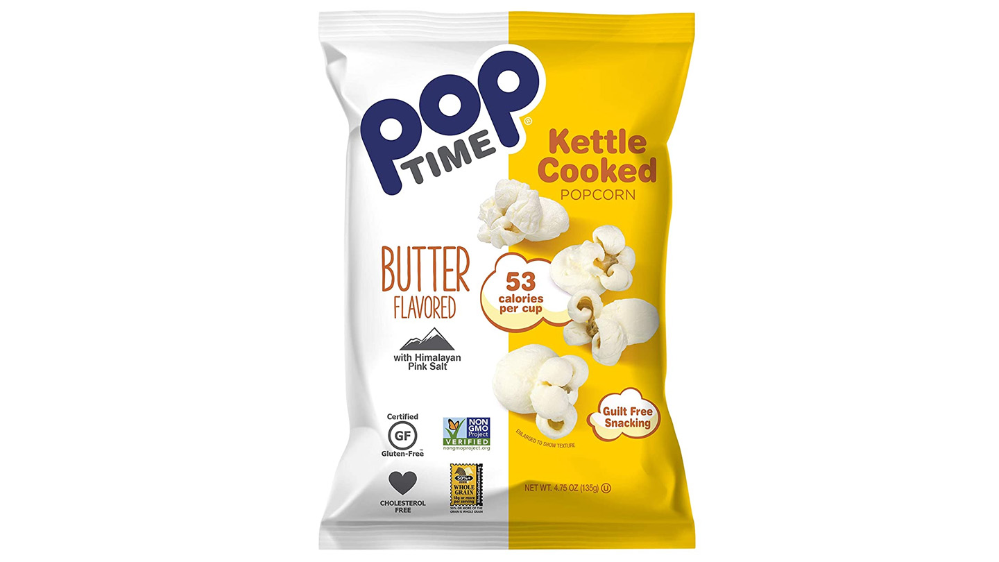 Poptime Kettle Cooked Popcorn, Butter