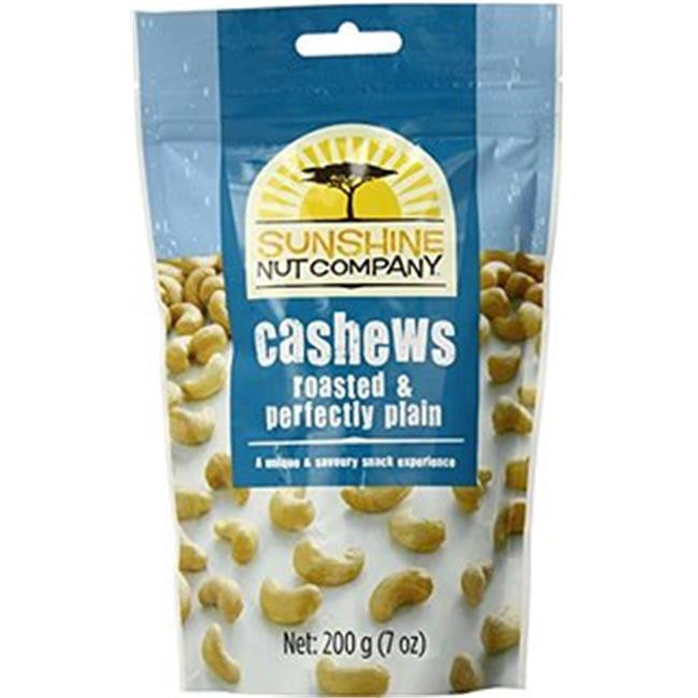 Sunshine Nut Company Cashews Roasted & Perfectly Plain, 7 Oz