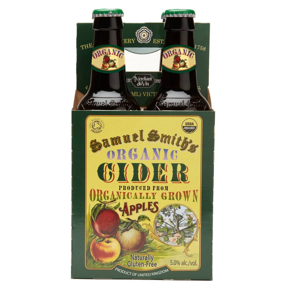 Samuel Smith Smith's Organic Hard Cider - 4pk/12 Fl Oz Bottles