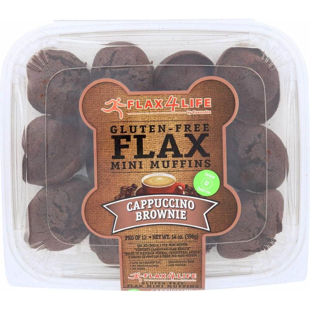 Flax4Life Muffins, Gluten Free, Cappuccino Brownie, Mini