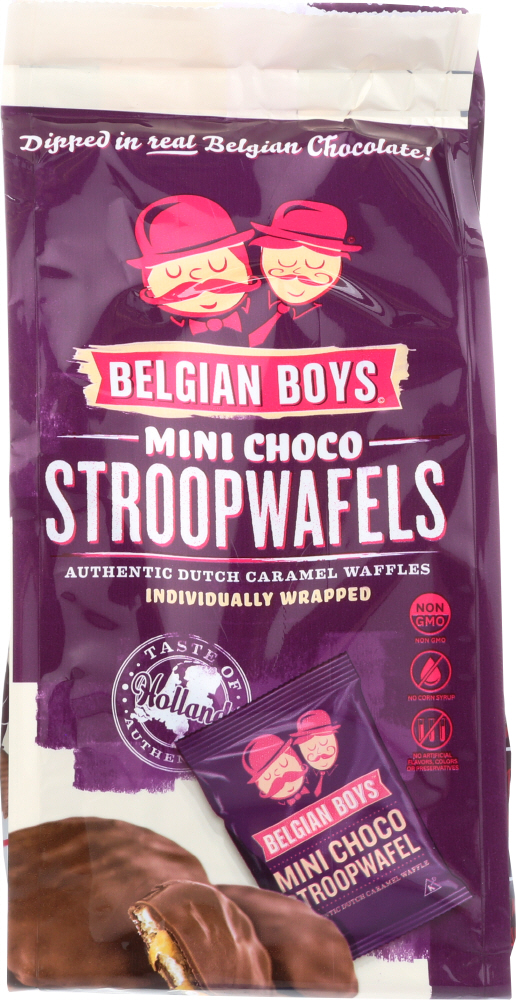 Belgian Boys Mini Choco StroopWafels - 14ct/6.35oz